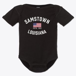 Samstown Louisiana Patriot Baby Onesie