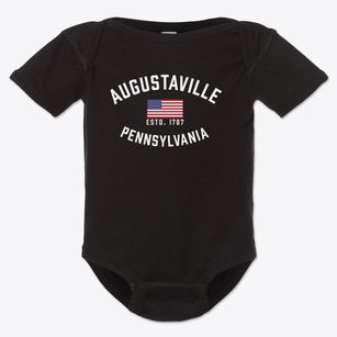 Augustaville Pennsylvania Patriot Baby Onesie