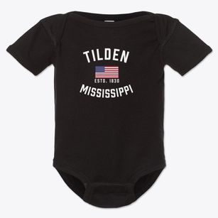 Tilden Mississippi Patriot Baby Onesie