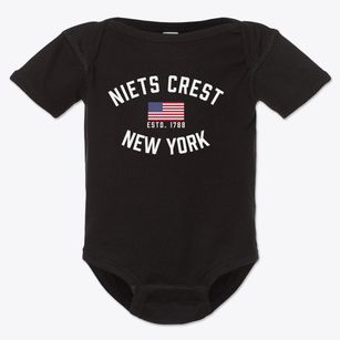Niets Crest New York Patriot Baby Onesie