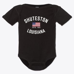 Shuteston Louisiana Patriot Baby Onesie