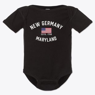 New Germany Maryland Patriot Baby Onesie