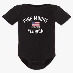 Pine Mount Florida Patriot Baby Onesie