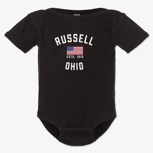 Russell Ohio Patriot Baby Onesie