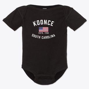 Koonce South Carolina Patriot Baby Onesie