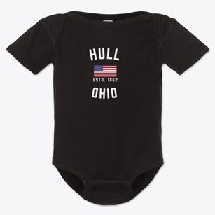 Hull Ohio Patriot Baby Onesie