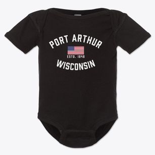 Port Arthur Wisconsin Patriot Baby Onesie
