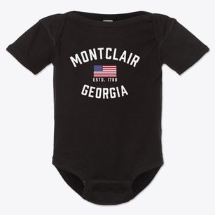Montclair Georgia Patriot Baby Onesie