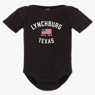 Lynchburg Texas Patriot Baby Onesie