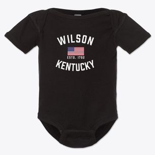 Wilson Kentucky Patriot Baby Onesie