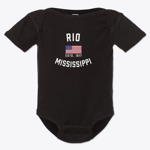 Rio Mississippi Patriot Baby Onesie