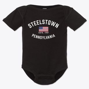 Steelstown Pennsylvania Patriot Baby Onesie