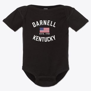 Darnell Kentucky Patriot Baby Onesie