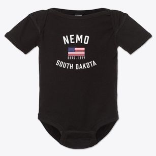 Nemo South Dakota Patriot Baby Onesie