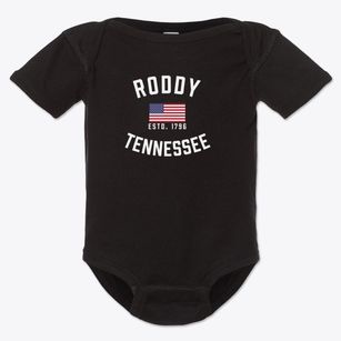 Roddy Tennessee Patriot Baby Onesie