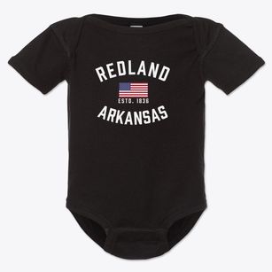 Redland Arkansas Patriot Baby Onesie