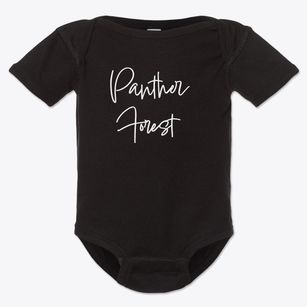 Panther Forest Arkansas Freestyle Baby Onesie