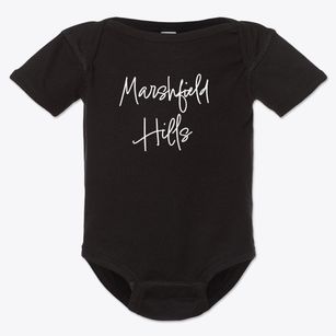 Marshfield Hills Massachusetts Freestyle Baby Onesie