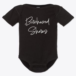 Birchwood Shores Michigan Freestyle Baby Onesie