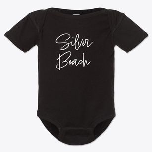 Silver Beach New York Freestyle Baby Onesie