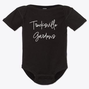 Trucksville Gardens Pennsylvania Freestyle Baby Onesie