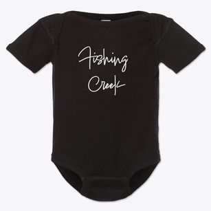 Fishing Creek New Jersey Freestyle Baby Onesie