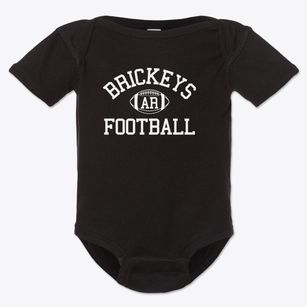 Brickeys Arkansas Football Baby Onesie