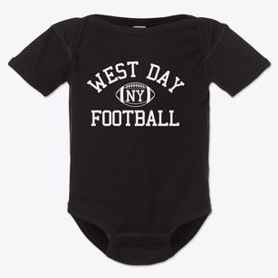 West Day New York Football Baby Onesie