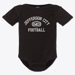 Jefferson City Missouri Football Baby Onesie