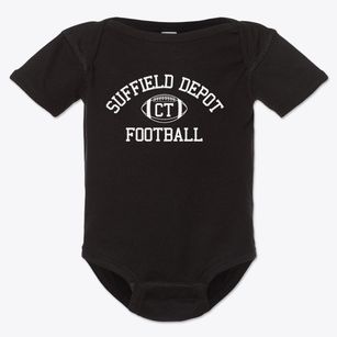 Suffield Depot Connecticut Football Baby Onesie
