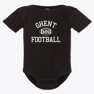 Ghent Minnesota Football Baby Onesie