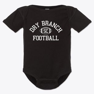 Dry Branch South Carolina Football Baby Onesie