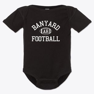 Banyard Arkansas Football Baby Onesie