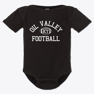 Oil Valley Kentucky Football Baby Onesie