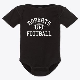 Roberts Tennessee Football Baby Onesie