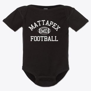 Mattapex Maryland Football Baby Onesie