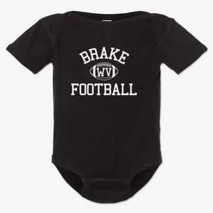Brake West Virginia Football Baby Onesie