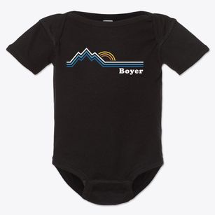 Boyer Mississippi Mountain View Baby Onesie