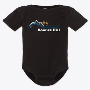 Boones Hill North Carolina Mountain View Baby Onesie