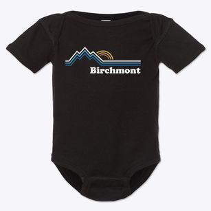 Birchmont Minnesota Mountain View Baby Onesie