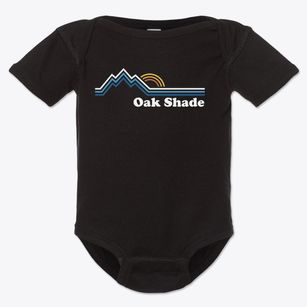 Oak Shade Pennsylvania Mountain View Baby Onesie