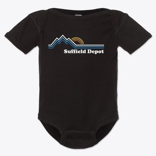 Suffield Depot Connecticut Mountain View Baby Onesie