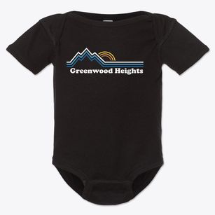 Greenwood Heights Pennsylvania Mountain View Baby Onesie