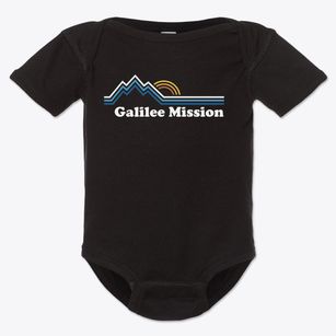 Galilee Mission North Carolina Mountain View Baby Onesie