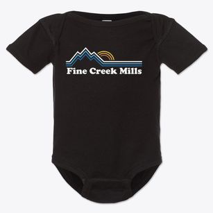Fine Creek Mills Virginia Mountain View Baby Onesie