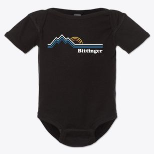 Bittinger Maryland Mountain View Baby Onesie