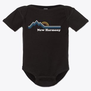 New Harmony Alabama Mountain View Baby Onesie