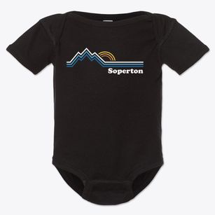 Soperton Wisconsin Mountain View Baby Onesie