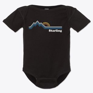Starling North Carolina Mountain View Baby Onesie