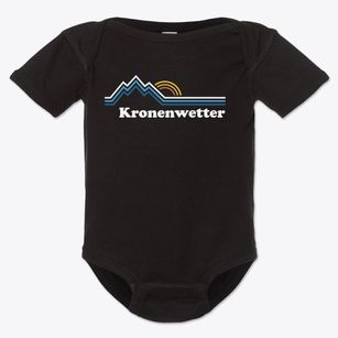 Kronenwetter Wisconsin Mountain View Baby Onesie